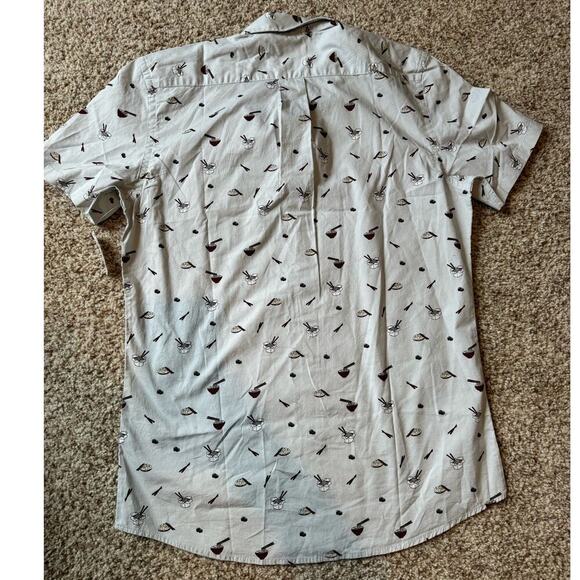 NWT, GoodThreads Button Down shirt, Small mens, Sushi Design/Noodle Print - Picture 8 of 11